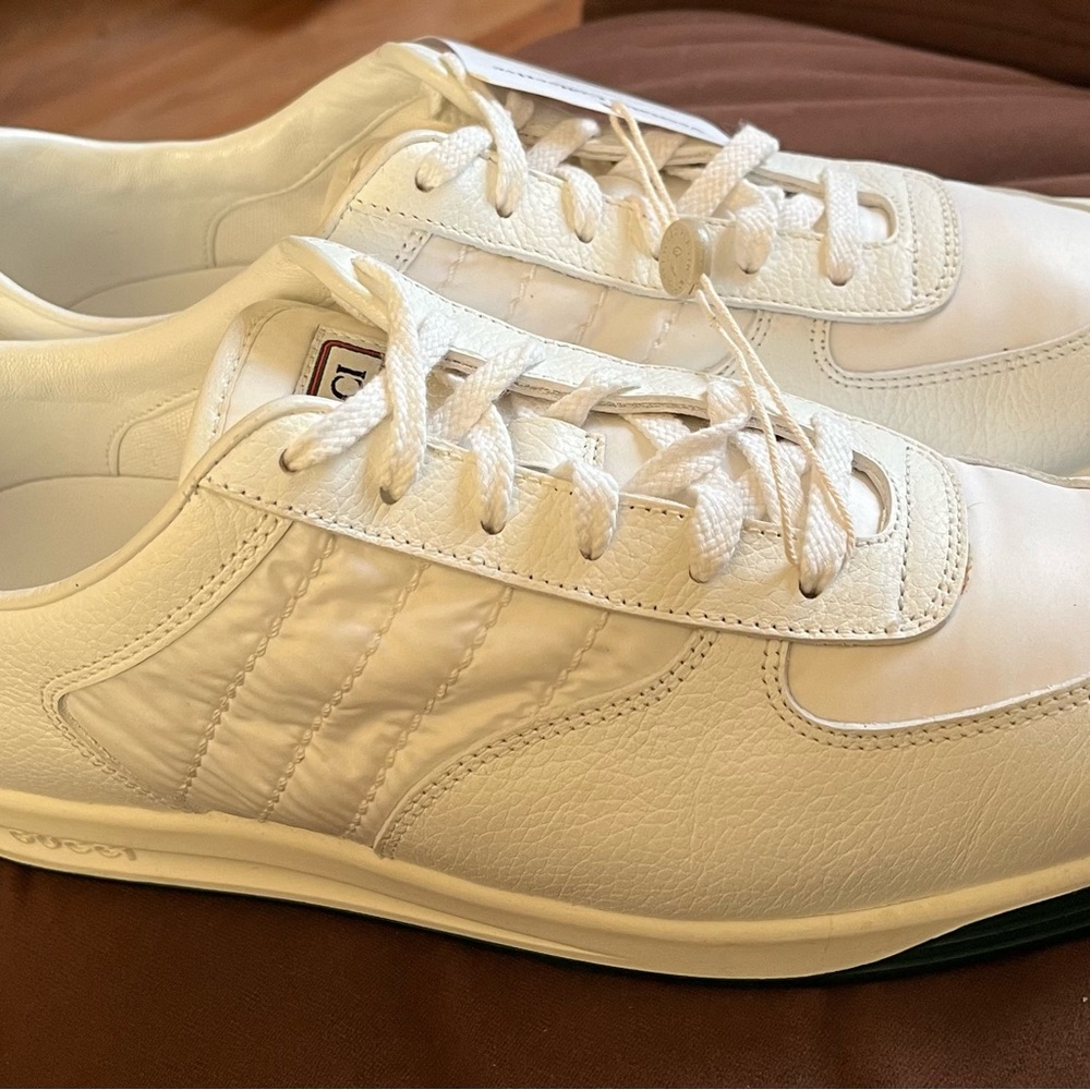 VINTAGE RARE GUCCI 1984 Tennis Classics ( New In Box) 38.5 EU ( US 7.5/8) - Picture 12 of 16